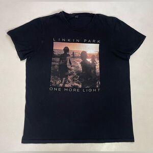 Linking Park One More Light Graphic T-shirt Women Large Black Short Sleeve Music